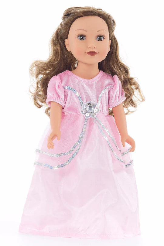 Doll Dress Royal Pink Princess Doll Dress Royal Pink Princess