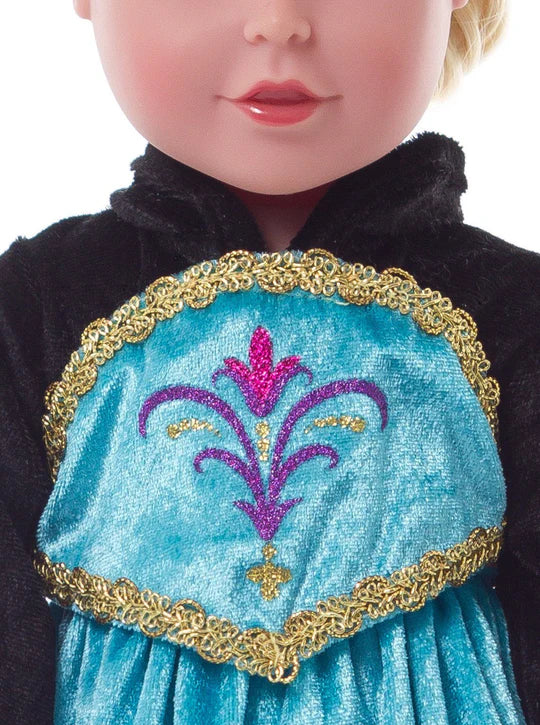 Ice Queen Coronation Doll Dress by Little Adventures®