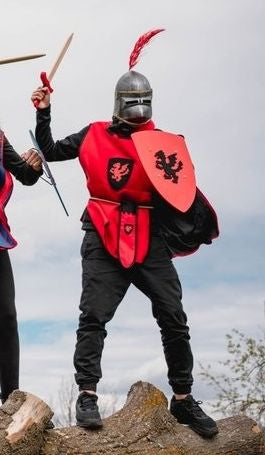 Cape - Kamelot Dragon Black & Red - Made in Spain