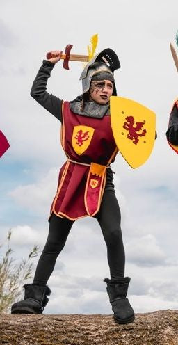 Medieval Tabard - Kamalot Dragon Garnet - Made in Spain