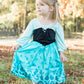 Ocean Girl Day Dress (with bow) by Little Adventures®