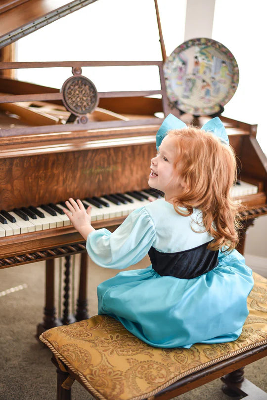 Ocean Girl Day Dress (with bow) by Little Adventures®
