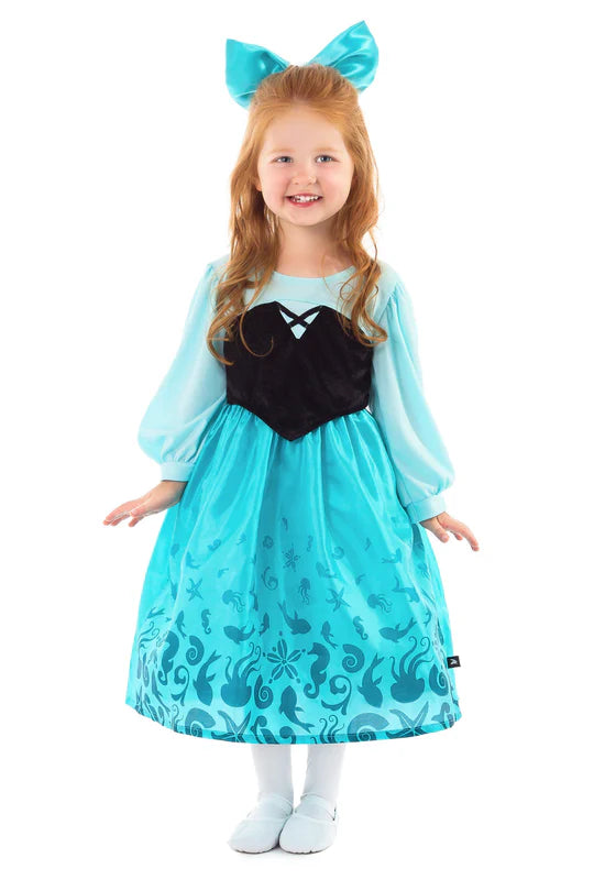 Ocean Girl Day Dress (with bow) by Little Adventures®