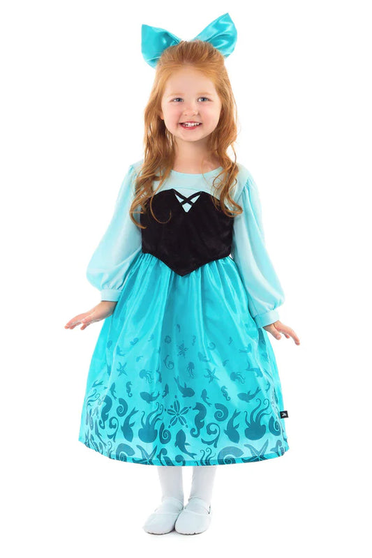 Ocean Girl Day Dress (with bow) by Little Adventures®
