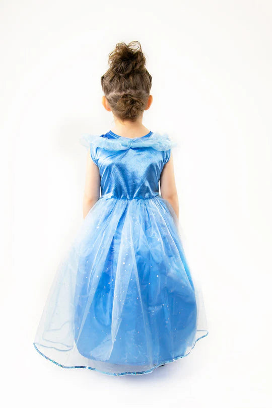 cinderella blue butterfly dress Blue Butterfly Princess Dress: Sequin Cinderella Costume (adult)