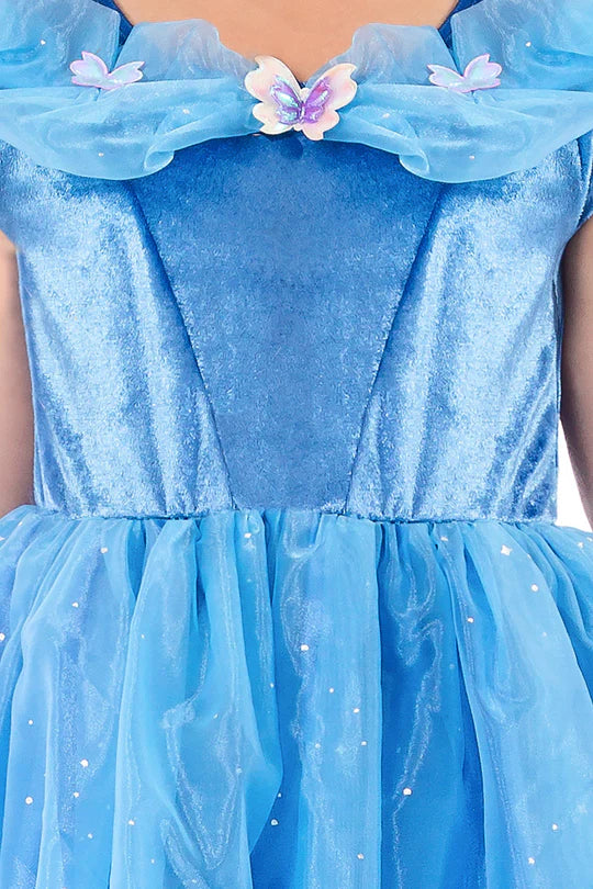 Little Adventures 15369 Deluxe Cinderella Butterfly Dress for 9-11 Years