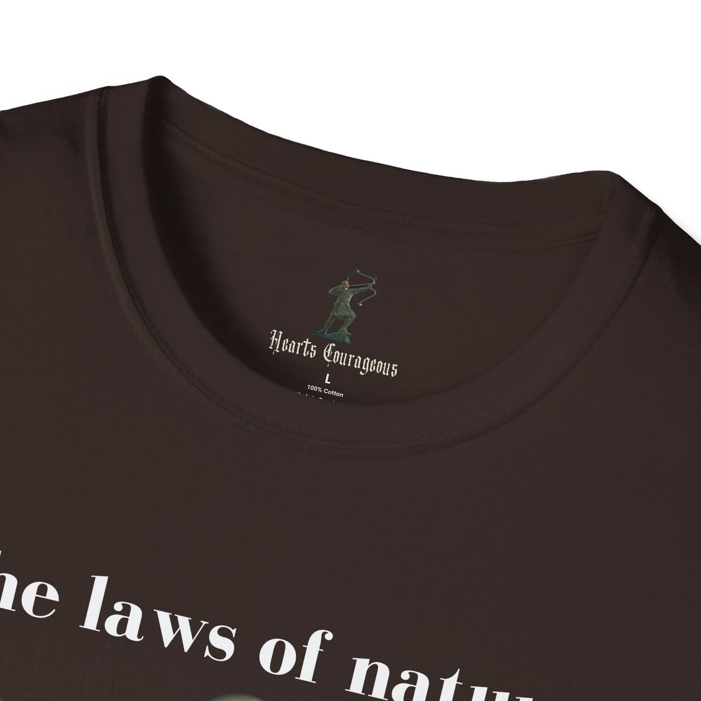 The Laws of Nature are Written by God - Quote by Galileo T-Shirt