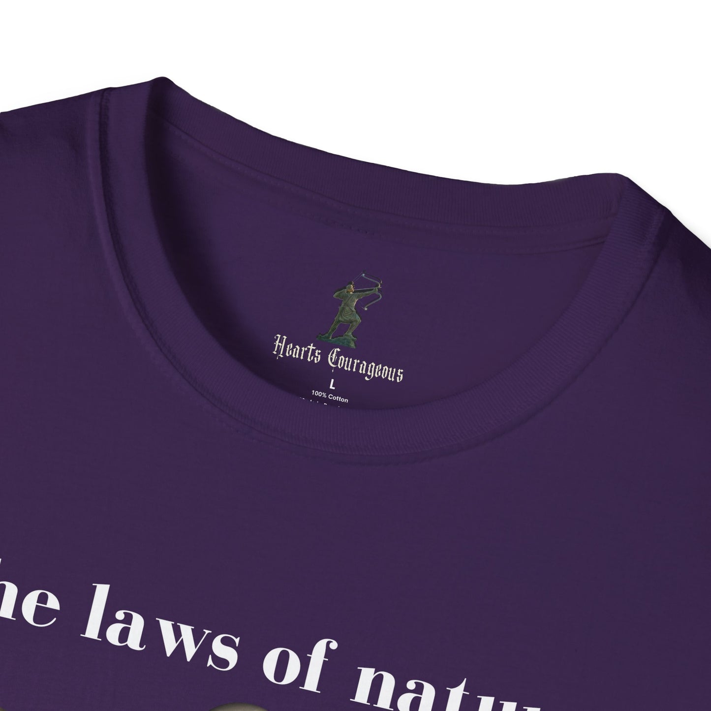 The Laws of Nature are Written by God - Quote by Galileo T-Shirt