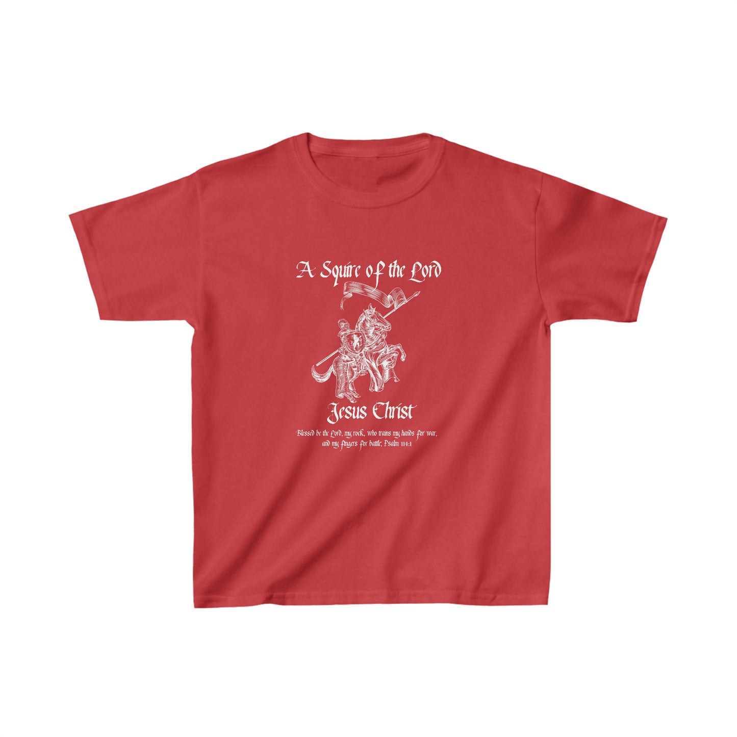 Squire of the Lord Jesus Christ - Psalm 86:11 - Heavy Cotton T-Shirt