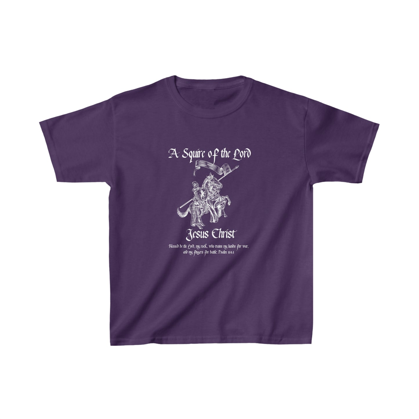 Squire of the Lord Jesus Christ - Psalm 86:11 - Heavy Cotton T-Shirt