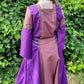 Milady Kalid Medieval Purple Dress Back Copyrighted