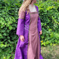 Milady Dress - Elegant Purple Medieval Costume - Made in Spain