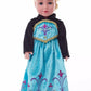 Ice Queen Coronation Doll Dress by Little Adventures®