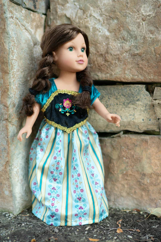 Alpine Princess Coronation Doll Dress by Little Adventures®