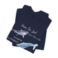 Praise the Lord - Psalm 148:7 with Whale and Shark Adult T-Shirt
