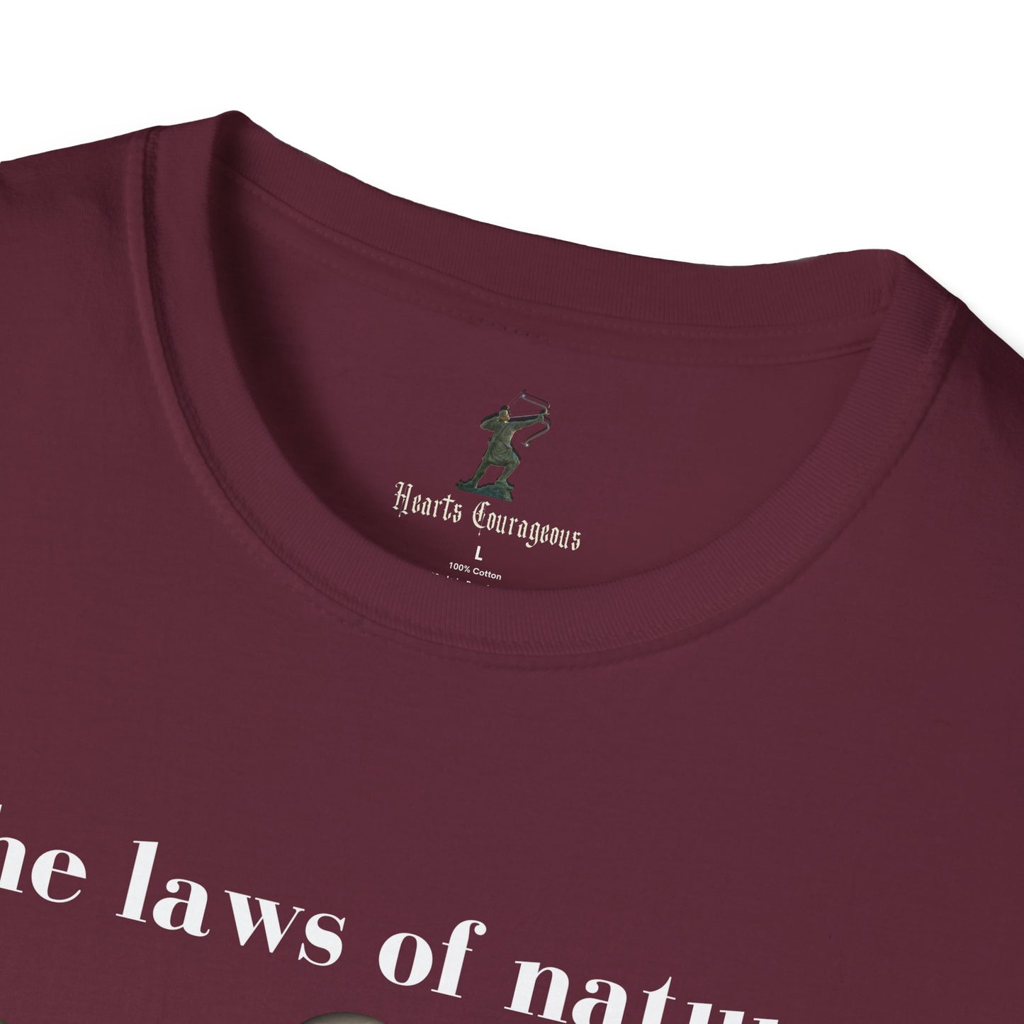 The Laws of Nature are Written by God - Quote by Galileo T-Shirt