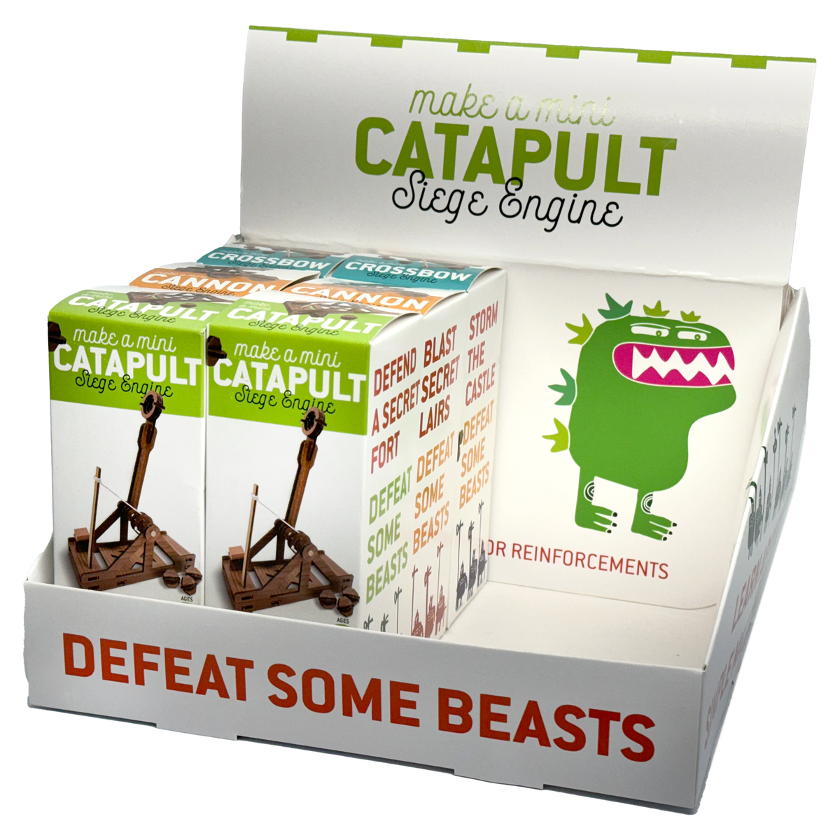 Mini Catapult: Wooden Engineering Model Building Kit