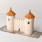 Two Medieval Towers - 470 Piece Mini Bricks Construction Set - Made in Ukraine