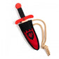 Dagger & Sheath - Kamalot Red - Made in Spain