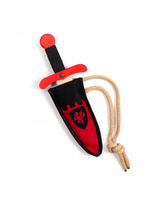 Dagger & Sheath - Kamalot Red - Made in Spain