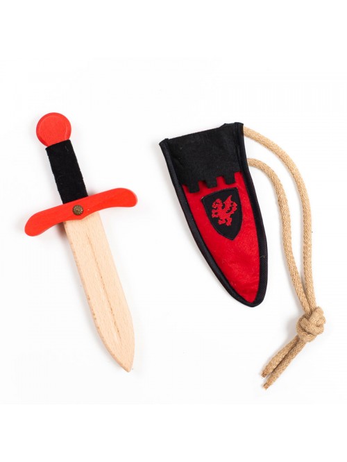 Dagger & Sheath - Kamalot Red - Made in Spain