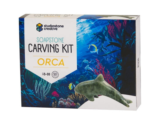 Orca Soapstone Carving Kit - Made in Canada