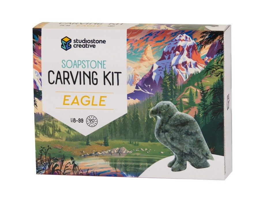 Eagle Soapstone Carving Kit - Made in Canada