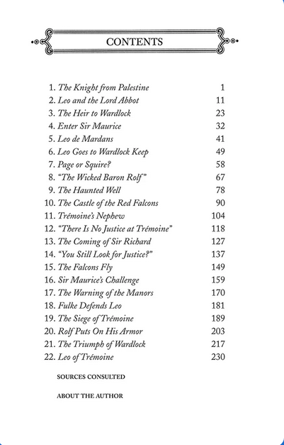 Red Falcons of Tremoine - 1100's AD, Historical Fiction, Action/ Adventure