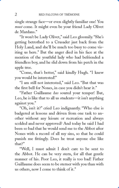 Red Falcons of Tremoine - 1100's AD, Historical Fiction, Action/ Adventure