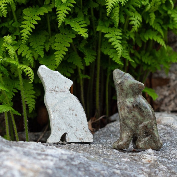 Wolf Soapstone Carving Kit - Made in Canada