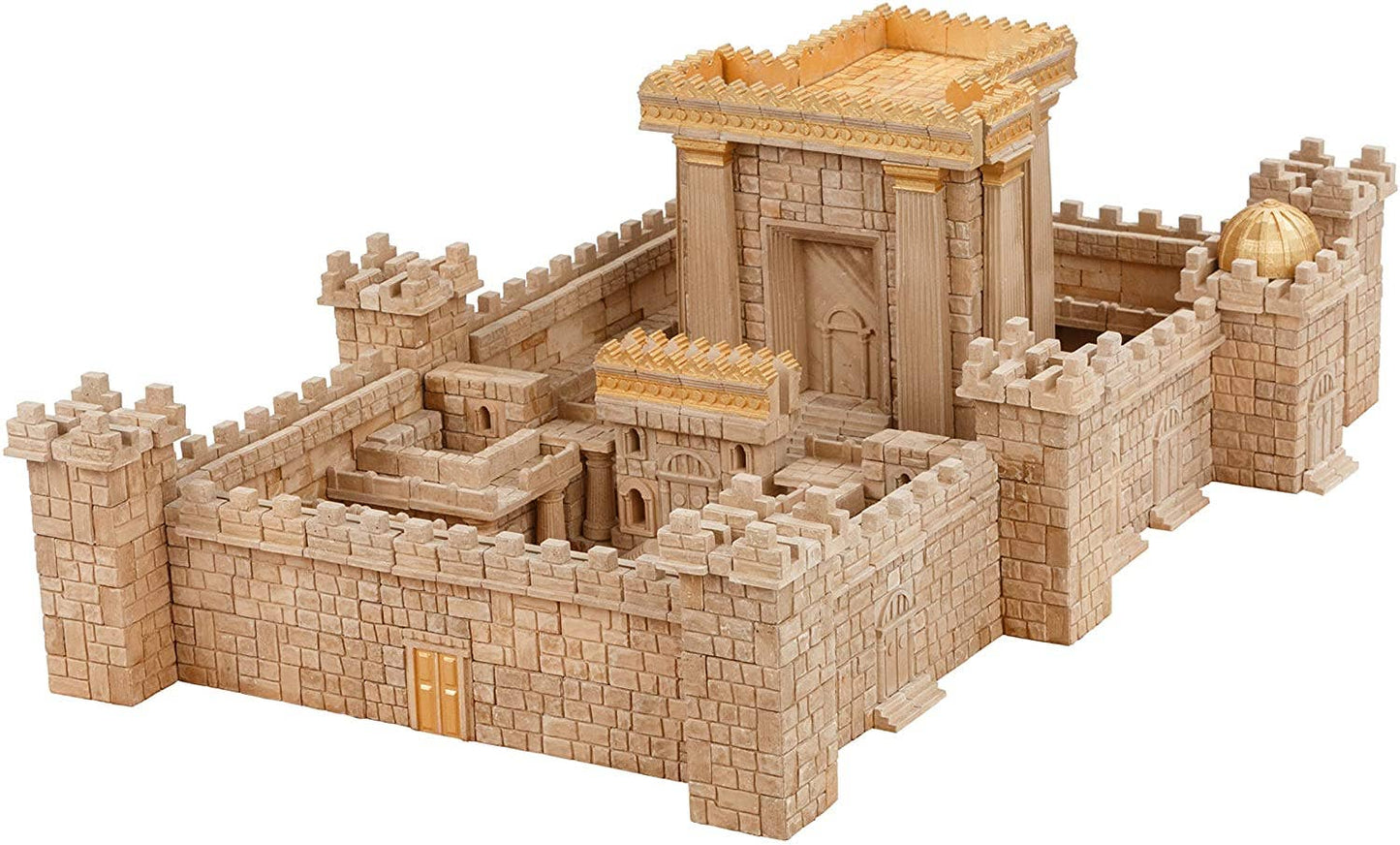 Temple in Jerusalem - 1350 Piece Mini Bricks Construction Set - Made in Ukraine