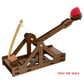 Mini Catapult: Wooden Engineering Model Building Kit