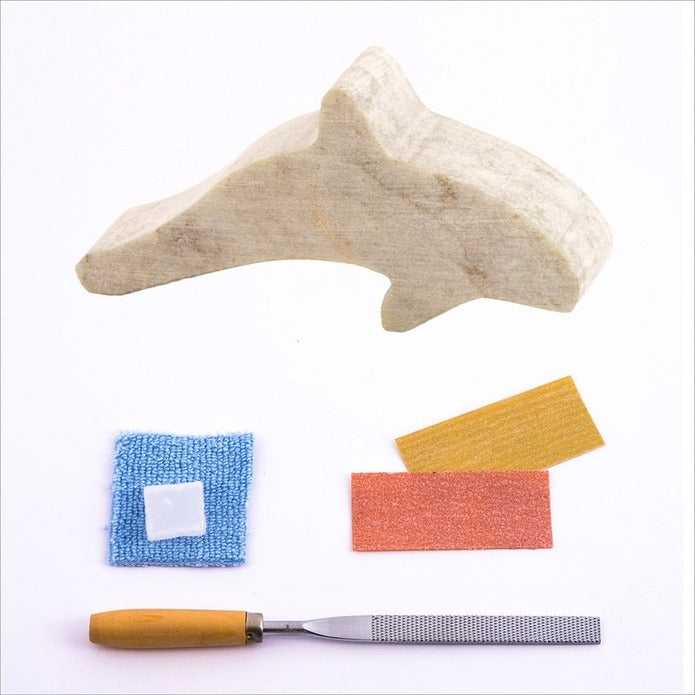 Orca Soapstone Carving Kit - Made in Canada