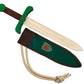 Sword with Sheath - Small, Wooden - Kamelot Blue - Made in Spain