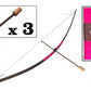 Rustik Style Bow and 3 Arrows - Made in Spain