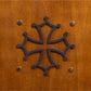 Occitan Cross Shield - Large - Rustik Style - Made in Spain