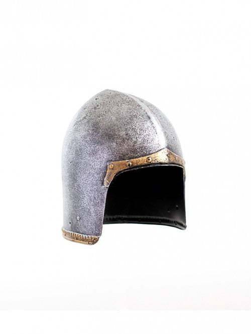 Helmet - Medieval - Open Bascinet Style - Made in Spain