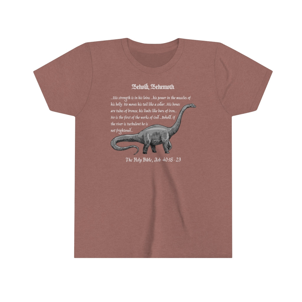 Behold Behemoth - Brachiosaurus - Job 40:15-23 Kids High Quality T-Shirt