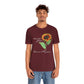 Bloom in His Grace - Adult Size High Quality T-Shirt - Christian, Sunflower, Inspirational