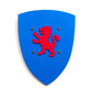 Lion Shield - Kamelot Blue - Made in Spain
