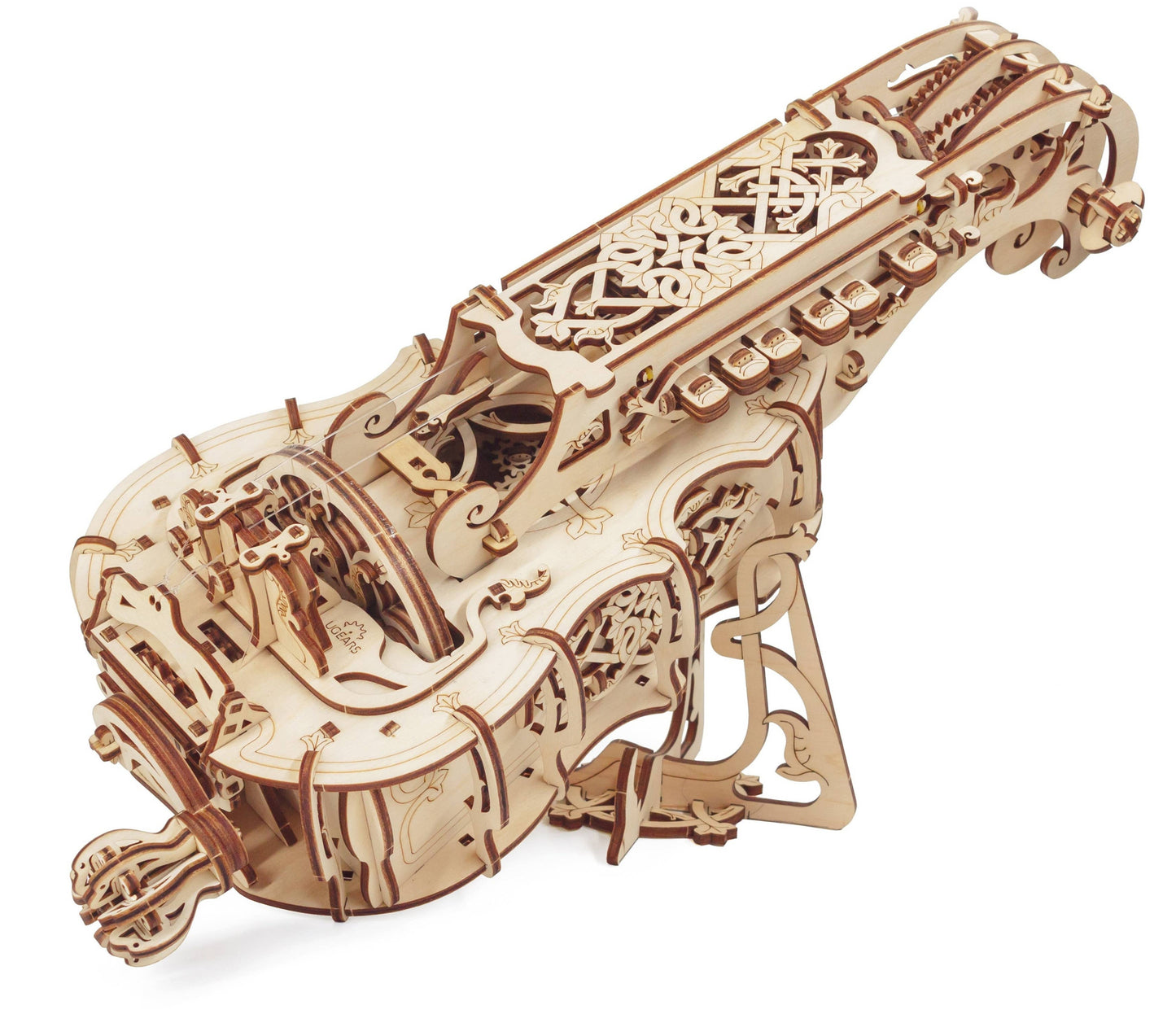 Hurdy-Gurdy Medieval Instrument - Mechanical Model by UGears