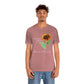 Bloom in His Grace - Adult Size High Quality T-Shirt - Christian, Sunflower, Inspirational