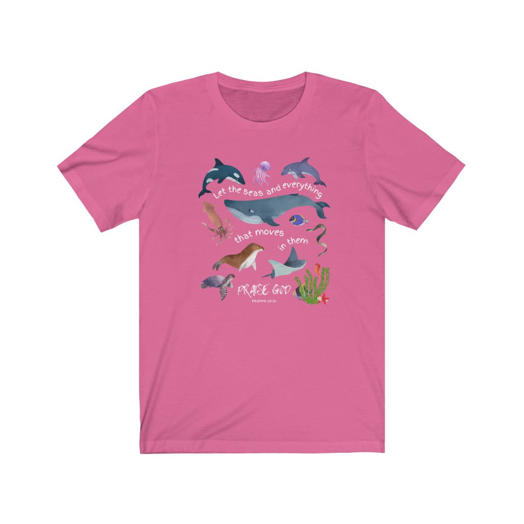 Praise God! Creatures of the Sea - Adult Size T-Shirt