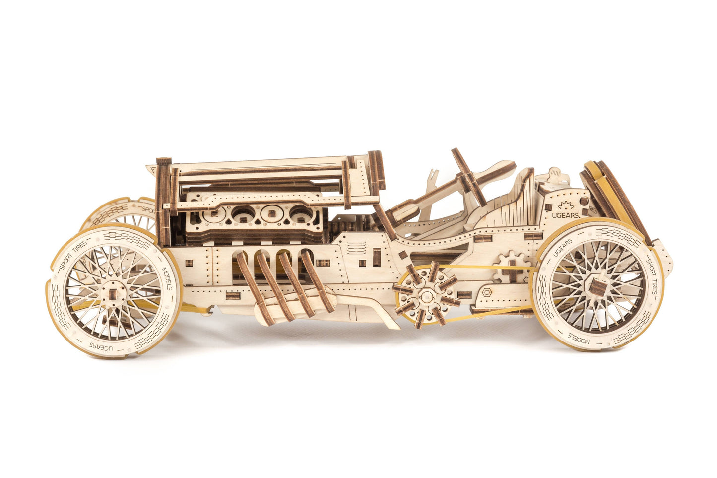 U-9 Grand Prix Car - Mechanical Model by UGears