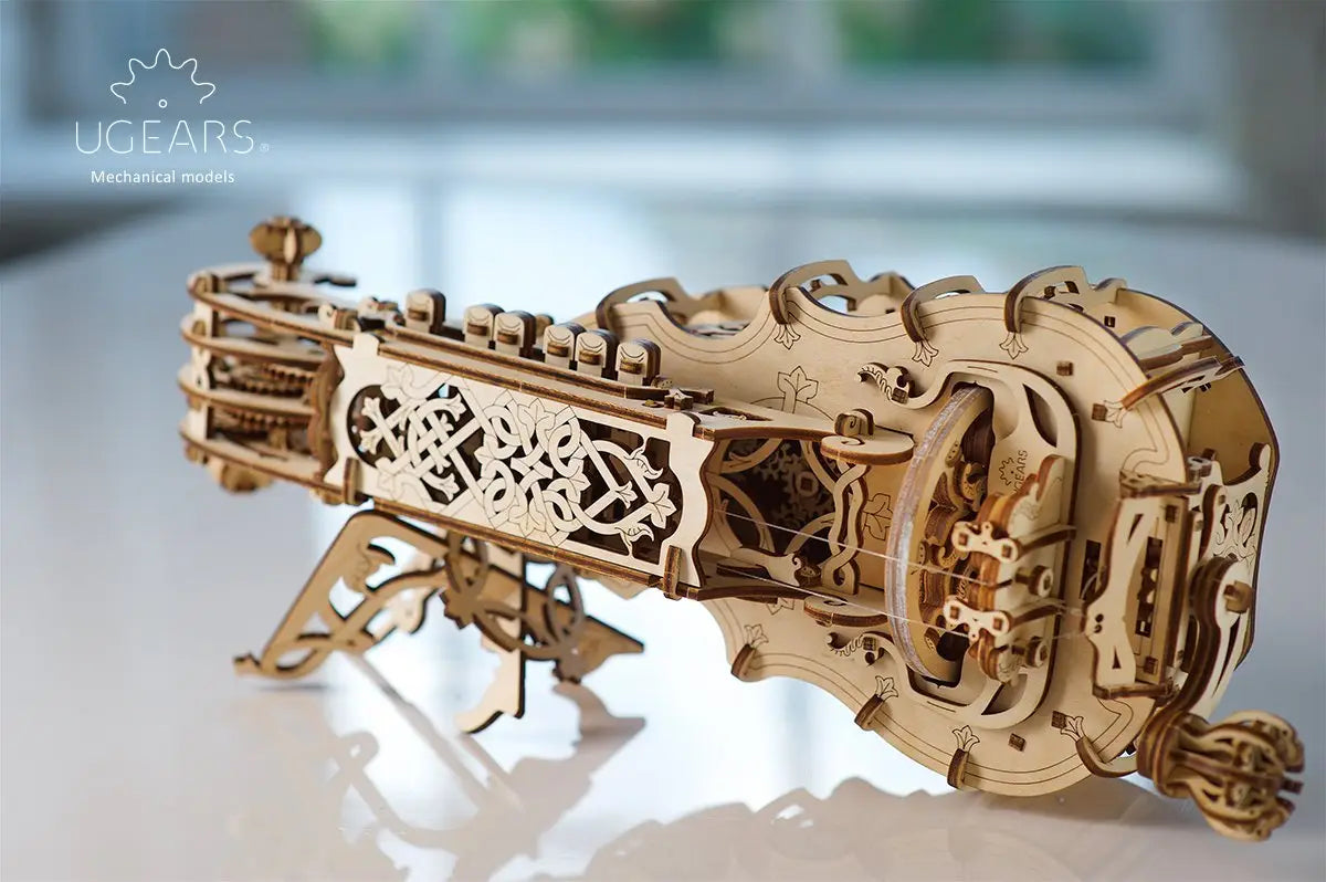 Hurdy-Gurdy Medieval Instrument - Mechanical Model by UGears