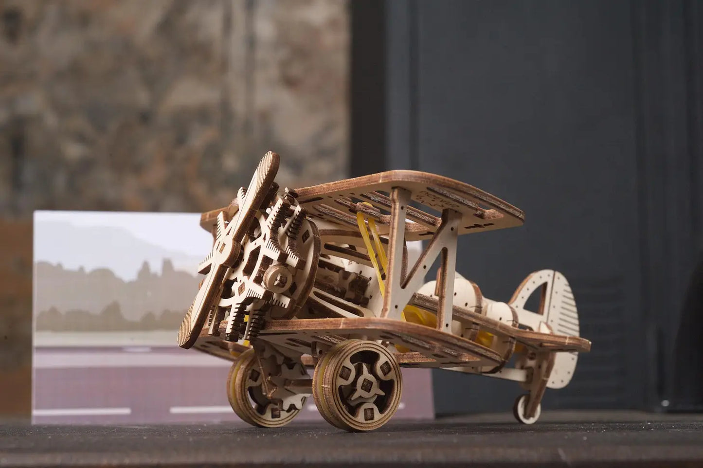 Mini-Biplane - Mechanical Model by UGears