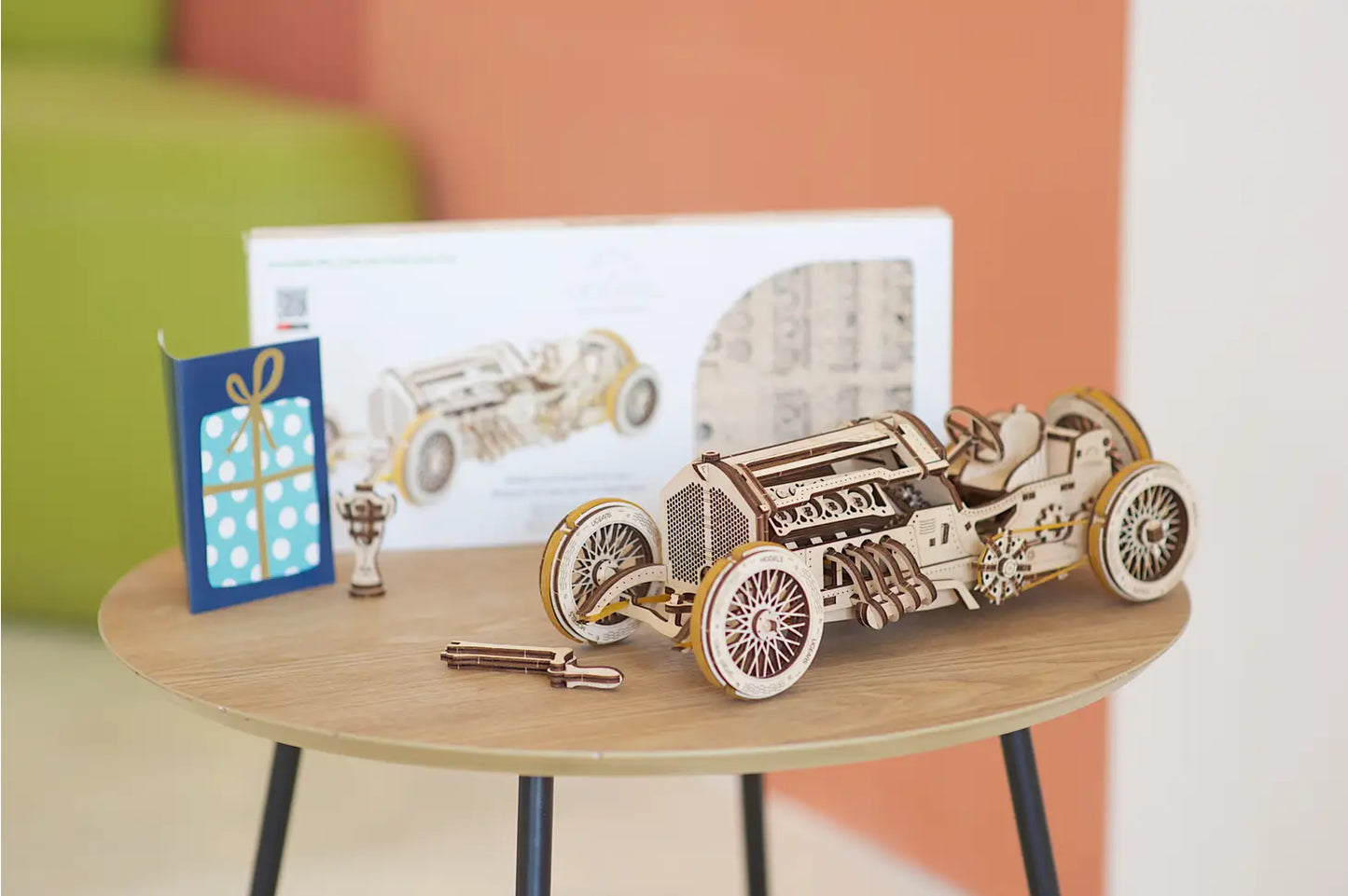 U-9 Grand Prix Car - Mechanical Model by UGears