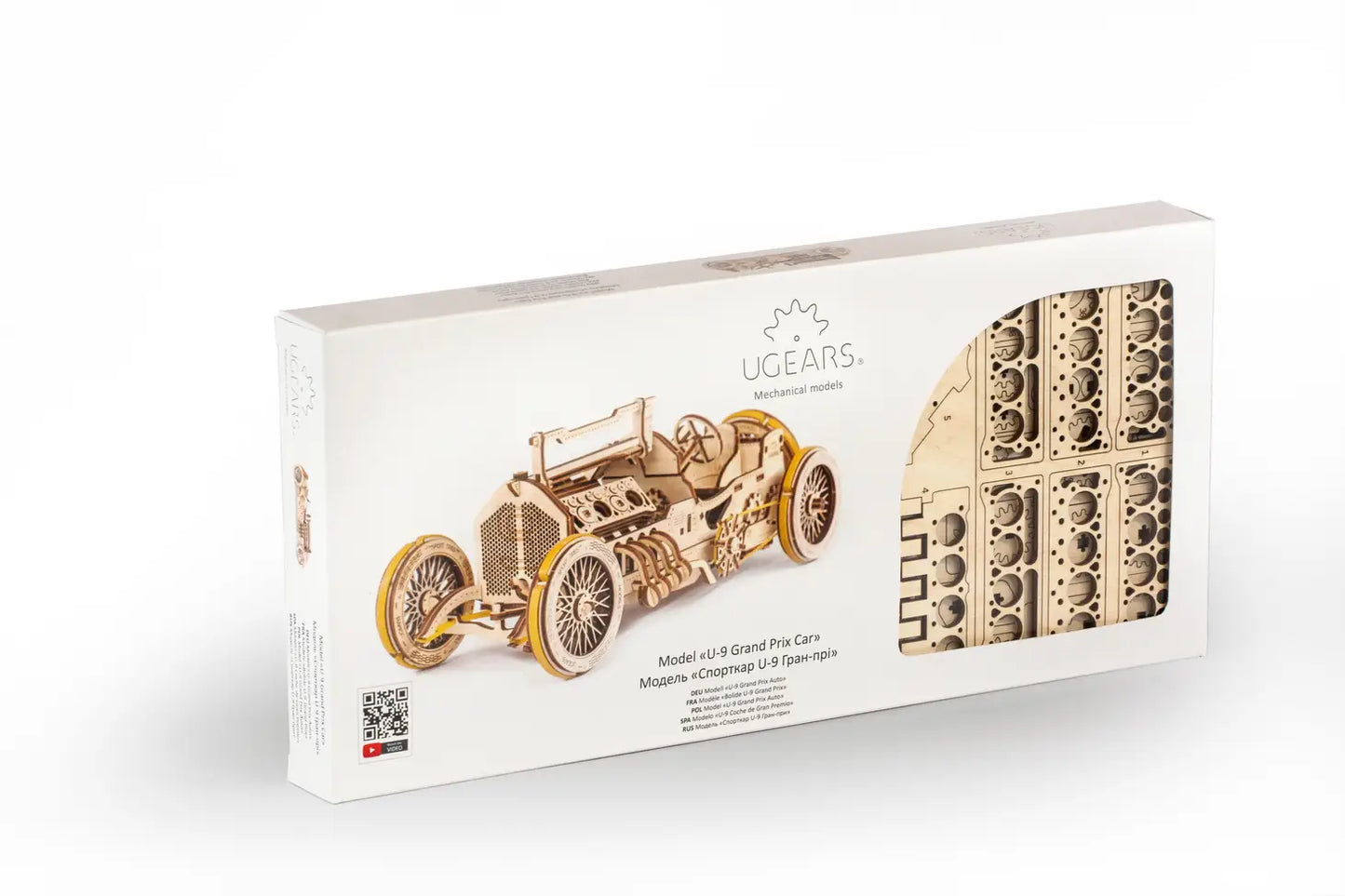 U-9 Grand Prix Car - Mechanical Model by UGears