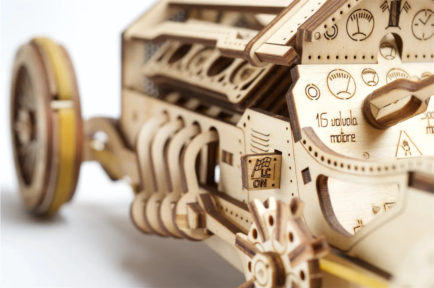 U-9 Grand Prix Car - Mechanical Model by UGears