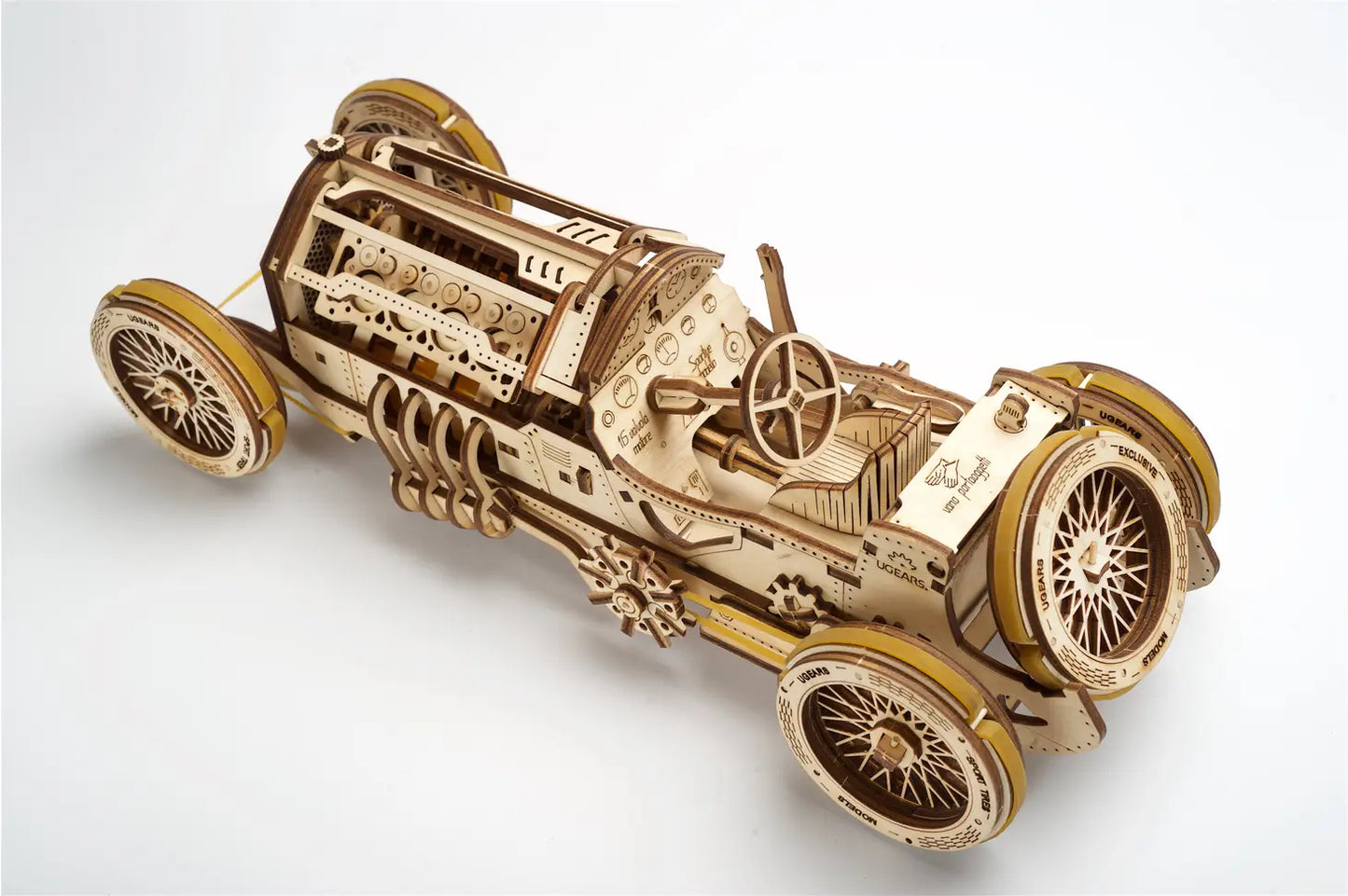 U-9 Grand Prix Car - Mechanical Model by UGears